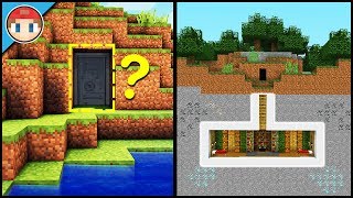 Minecraft How to Build a Secret Base Tutorial 7  Easy Hidden House [upl. by Inaboy]