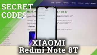 Secret Codes for XIAOMI Redmi Note 8T – How to Enable Hidden Features [upl. by Natassia58]