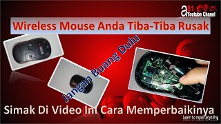 cara memperbaiki mouse wireless logitech [upl. by Layne582]