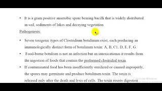 L57 MICRO Clostridium botulinum food poisoning [upl. by Suryc]