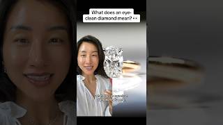 What does an eyeclean diamond mean engagementrings diamond [upl. by Arden]