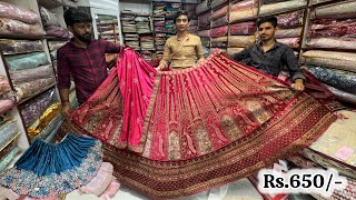 lehenga 7 Days Offer  Chickpet Bangalore  Courier Avl trending kannadavlogs wedding sale [upl. by Hanfurd423]