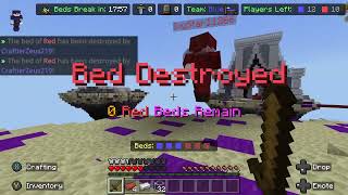 Lifeboat Bedwars Chaos Teams Of 12 Minecraft [upl. by Yentirb125]