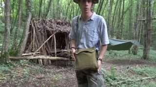 Bushcraft Haversack  US mk VII 1942 Original Indiana Jones bag [upl. by Ursuline635]