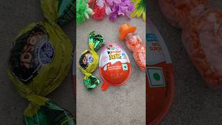 Kesar pista candy with orange fennel Jems in Kinder joy Box shorts kinderjoy chocolate [upl. by Yelsek]