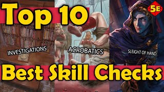 Top 10 Best Skills to Be Proficient in DnD 5E [upl. by Mueller]