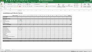 Liquiditätsplanung Excel Vorlage  Download kostenlos [upl. by Lesoj]