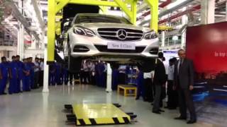 Mercedes Benz rolls out locallyproduced 2013 Eclass [upl. by Kabob]