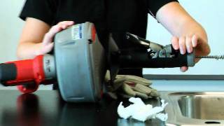 How To Use RIDGID® K45 Drain Cleaning Machine [upl. by Hannahc719]