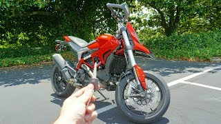 2017 Ducati Hypermotard 939 Ride and Review [upl. by Uyr]