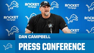 Dan Campbell Press Conference  November 18 2024 [upl. by Hgielar213]