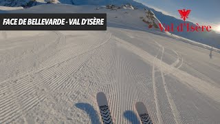 First Tracks on Face de Bellevarde  Val DIsère 2023 [upl. by Pontone]