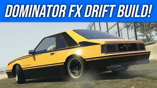 GTA 5 Vapid Dominator FX DRIFT BUILD [upl. by Afnin723]