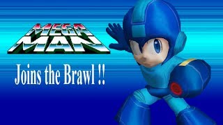 SSBB Hack Megaman joins Brawl [upl. by Narrat]