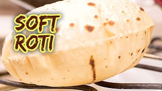 Soft Roti  How to Make soft and fluffy Roti  फुलेको र नरम रोटि  Indian Flat Bread Fulka Phulka [upl. by Berstine]