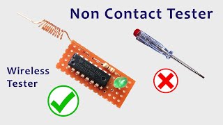 Non Contact AC Voltage Detector Circuit  Line Voltage Detector [upl. by Estele]