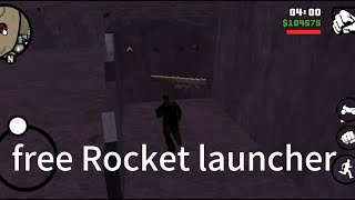 How to get free Rocket launcher in GTASA [upl. by Ardnuaet]