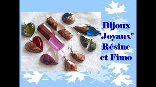 TUTO  quotJOYAUXquot FIMO DANS CAGE RESINE [upl. by Assela]