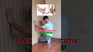 Plantar fasciitis FAST RELIEF exercise ✅👍 plantarfasciitisrelief heelpain [upl. by Theo]