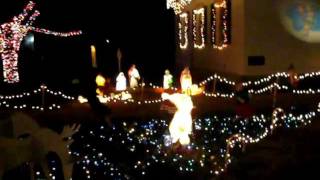 Vandalia Historical Society Christmas Light Display [upl. by Yelsehc]