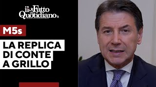 Conte replica a Grillo senza citarlo “Da tempo si è messo ai margini si dimostra disinformato” [upl. by Thetos917]