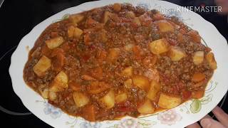 Receta ExprésGuiso de Carne Picadauna manera diferente de preparar fácil y rápida [upl. by Emirak158]