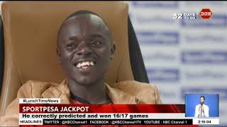 Sportpesa Laikipia Man wins Ksh 20M Mega Jackpot bonus [upl. by Ahsienroc67]