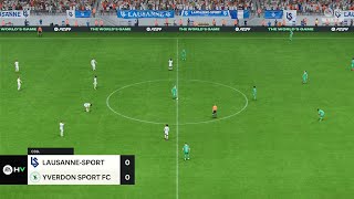 EA Sports FC 24  Lausanne Sport vs Yverdon Sport FC  Switzerland Super League  Gameplay PS5 [upl. by Dhumma]