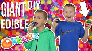 GIANT Edible Orbeez  Orbeez Crush Food Challenge [upl. by Katya]