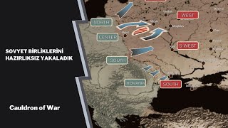 Cauldrons of War  Barbarossa Başladı ve Sovyet Ordularına Ardı Ardına Yakaladık [upl. by Gathard]