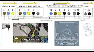 install Nest Thermostat diagram [upl. by Ebonee106]