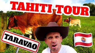 Tahiti Tour  TARAVAO  AFAAHITI Etape 223 054 [upl. by Klotz506]