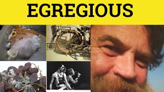 🔵 Egregious Meaning  Egregious Definition  Egregious Examples  GRE 3500 Vocabulary  Egregious [upl. by Craggie935]