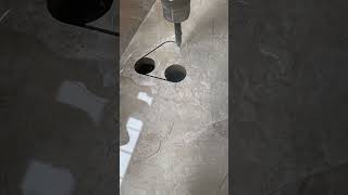 Water jet Cutting machine Glass Stone Ceramic metal shorts [upl. by Anaj]