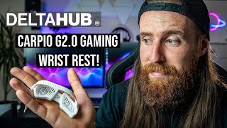 DELTAHUB Carpio G20 Gaming Wrist Rest Review  Honest Ergonomics AND GIVEAWAY [upl. by Salb]