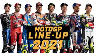 MotoGP Rider LineUp 2021  Crashnet [upl. by Quin]