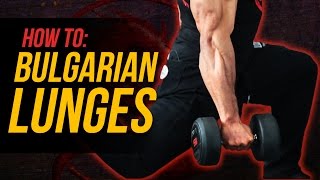 BULGARIAN LUNGES FOR EXPLOSIVE POWER  Functional Training Series With Silvio Simac [upl. by Agarhs]