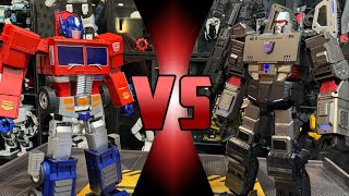 Megatron Robosen VS Optimus Prime  ROBOT DEATH BATTLE [upl. by Neirbo]