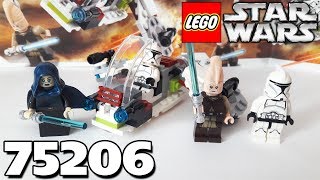 Обзор LEGO Star Wars 75206  Jedi and Clone Troopers Battle Pack [upl. by Colon]