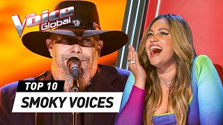 UNEXPECTED Unthinkable RASPY VOICES in Blind Auditions on The Voice [upl. by Atrebor542]