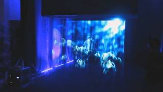 Fog Screen Projection [upl. by Eatnahc]