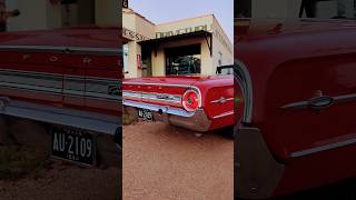 Texas filling station at sunset in the 1964 Ford Galaxie 500 XL 427 convertible texashillcountry [upl. by Esinrahs767]