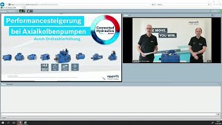 DE Bosch Rexroth WebSeminar Performancesteigerung bei Axialkolbenpumpen durch Drehzahlerhöhung [upl. by Nathalia395]