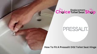 How To Fit A Pressalit D02 Toilet Seat Hinge [upl. by Hoon17]