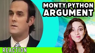 American Reacts  MONTY PYTHON  Argument [upl. by Darra889]