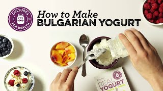 How to Make Bulgarian Yogurt [upl. by Floro]