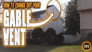 How to change out your gable vent [upl. by Woodcock]