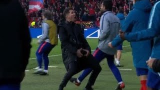 Diego Simeone celebration against juventus [upl. by Rexana]