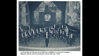 Evocación en el 50ª Aniversario de la fundación de la Orquesta de Cámara de la ENP UNAM [upl. by Rothschild]