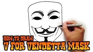 How to Draw V for Vendetta [upl. by Ennazor165]